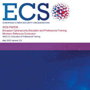 European Cybersecurity Education and Professional Training: Minimum Reference Curriculum