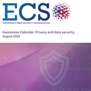 August 2022 Awareness Calendar: Privacy and data security