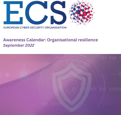 September 2022 Awareness Calendar: Organisational resilience
