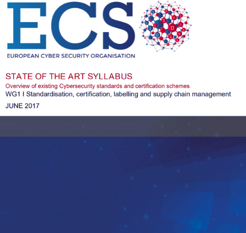 State of the art syllabus: overview of existing cybersecurity standards and certification schemes