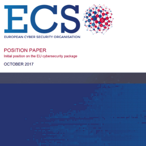 Position paper: initial position on the EU cybersecurity package