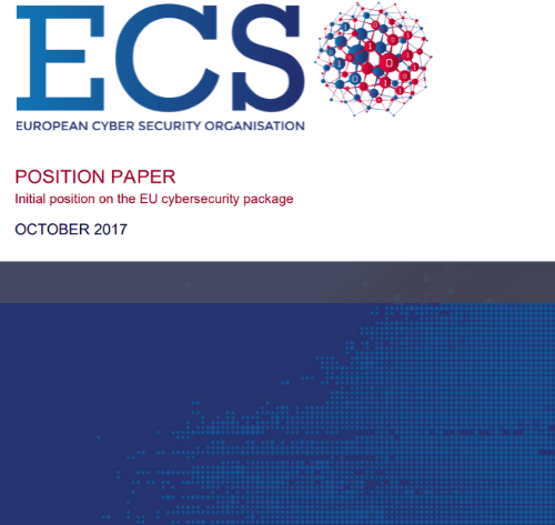 Position paper: initial position on the EU cybersecurity package