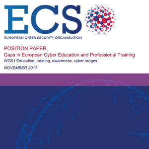 Position paper: gaps in European cyber education and professional training