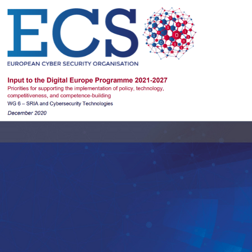 Input to the Digital Europe Programme 2021-2027: Priorities for supporting the implementation of policy, technology, competitiveness, and competence-building