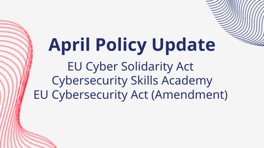 A visual for the April Policy Update.