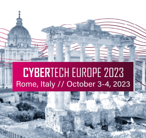 The visual for Cybertech Europe 2023.