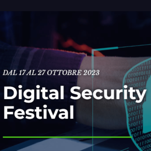 A visual for the Digital Security Festival.